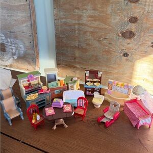 Loving Family toy furniture lot